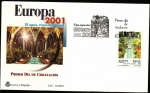 Stamps Spain -  EUROPA 2001 - El agua riqueza natural - SPD
