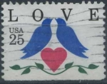 Sellos de America - Estados Unidos -  Amor