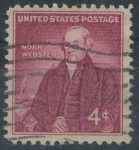 Stamps United States -  Noah Webster