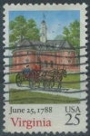 Sellos de America - Estados Unidos -  Virginia - 25 Junio 1788