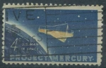Stamps United States -  Proyecto Mercurio - Hombre en el Espacio