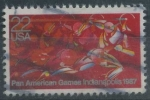 Sellos de America - Estados Unidos -  S2247 - Juegos PanAmericanos de Indianapolis - 1987