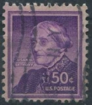 Stamps United States -  Susan B. Anthony (1820-1906)
