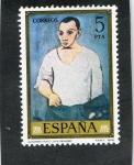 Stamps : Europe : Spain :  2482 - AUTORRETRATO  ( P.R. PICASSO )