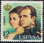 Stamps Spain -  D. JUAN CARLOS Y DOÑA SOFÍA