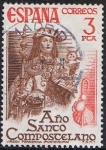 Stamps Spain -  AÑO SANTO COMPOSTELANO 1976. VIRGEN PEREGRINA, PONTEVEDRA