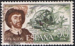 Stamps Spain -  PERSONAJES ESPAÑOLES. JUAN SEBASTIAN ELCANO
