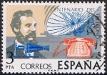 Stamps Spain -  CENTENARIO DEL TELÉFONO. GRAHAM BELL