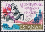 Stamps Spain -  VII CENT. DE LA APARICIÓN DE SAN JORGE EN ALCOY
