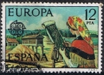 Stamps Spain -  EUROPA 1976. ENCAJE DE CAMARIÑAS