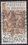 Stamps Spain -  BIMILENARIO DE ZARAGOZA. MOSAICO DE ORFEO