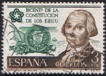 Stamps Spain -  BICENTENARIO DE LA INDEPENDENCIA DE LOS EEUU. BERNARDO DE GÁLVEZ