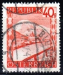 Stamps : Europe : Austria :  Paisaje, casa y Palacio	