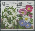 Stamps United States -  Flores