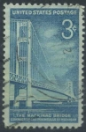 Stamps United States -  Puente de Mackinac