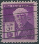 Stamps United States -  Thomas Alva Edison - Empresario e Inventor