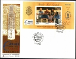 Stamps Spain -  Espamer 1996 Sevilla - Aviación y espacio HB Familia Real Española - SPD
