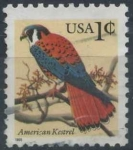 Stamps United States -  Aves - Cernícalo americano