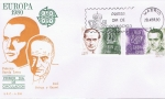 Stamps Spain -  SPD EUROPA 1980. LORCA Y ORTEGA