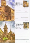 Stamps Spain -  TARJETAS ENTERO POSTALES TURISMO 80 MAT. PD BARCELONA