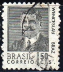 Stamps America - Brazil -  Wenceslau Braz	