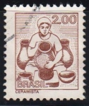 Stamps : America : Brazil :  Ceramista	