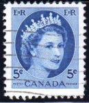 Sellos de America - Canad� -  Reina Isabel II	
