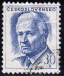 Sellos de Europa - Checoslovaquia -  Prezident L.Svoboda	