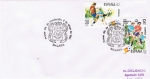 Stamps Spain -  COPA MUNDIAL DE FÚTBOL ESPAÑA 82 CON MAT. PD MÁLAGA