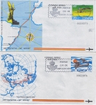 Stamps Spain -  AEROGRAMAS 1981 CON MAT. P.D.