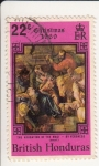 Stamps : America : Belize :  The Adoration of the Magi 