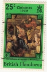 Stamps : America : Belize :  The Adoration of the Magi