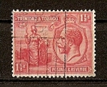Stamps United Kingdom -  Jorge V - Trinidad y Tobago.