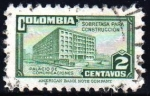 Stamps Colombia -  Palacio Comunicaciones	