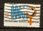 Stamps United States -  Año Internacional de la Mujer.