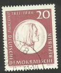 Stamps Germany -  Franz Liszt