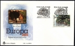 Stamps Andorra -  EUROPA  2001 - Fuente de agua caliente El roc del Metge - SPD