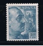 Stamps Spain -  Edifil  1049  Cid y General Franco.  