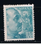 Stamps Spain -  Edifil  1050  Cid y General Franco.  