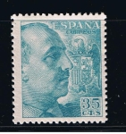 Stamps Spain -  Edifil  1050  Cid y General Franco.  