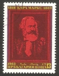 Stamps Bulgaria -   2761 - centº de la muerte de Karl Marx