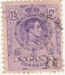 Stamps : Europe : Spain :  ALFONSO XIII. TIPO MEDALLÓN