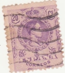 Stamps Spain -  ALFONSO XIII. TIPO MEDALLÓN