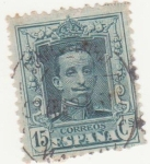 Stamps Spain -  ALFONSO XIII. TIPO 