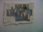 Stamps Spain -  coprinus comatus
