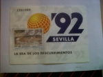 Stamps Spain -  expo 92