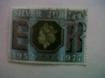 Stamps United Kingdom -  silver jubilee