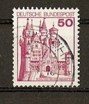 Sellos de Europa - Alemania -  Serie Basica - Castillos.