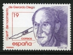 Stamps Spain -  Efemerides, Gerardo Diego 1996