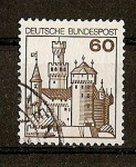 Stamps : Europe : Germany :  Serie Basica - Castillos.